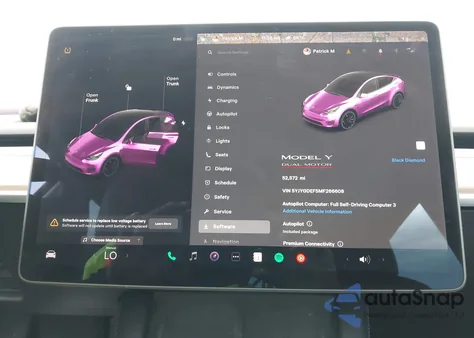 2021 Tesla Model Y Performance Dual Motor All-Wheel Drive из США, поврежденный, VIN 5YJYGDEF5MF266608